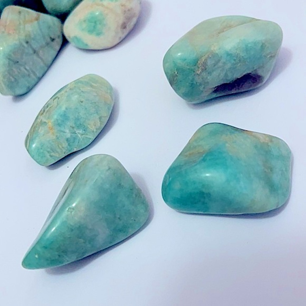 Amazonite Tumbles, Med & Large- grab ALL your favorites! - Picture 7 of 11